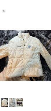 Chase Authentics Carl Edwards #99 Roush Fenway Racing Cream Puffer Jacket